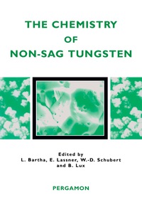 صورة الغلاف: The Chemistry of Non-Sag Tungsten 9780080426761