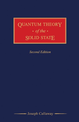 Cover image: Quantum Theory of the Solid State 2nd edition 9780121552039