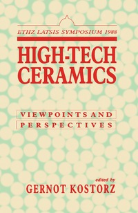 Cover image: High-Tech Ceramics 9780124219502