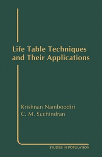 Imagen de portada: Life Table Techniques and Their Applications 9780125139304