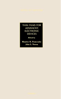 Omslagafbeelding: Thin Films for Advanced Electronic Devices 9780125330152