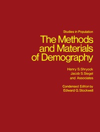 Cover image: The Methods and Materials of Demography 9780126411508