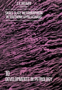 Imagen de portada: Shale-Slate Metamorphism in Southern Appalachians 9780444422644