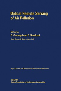 Cover image: Optical Remote Sensing of Air Pollution 9780444423436