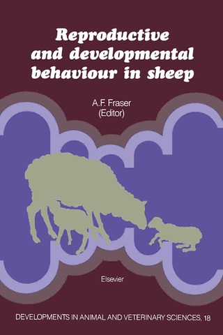 Imagen de portada: Reproductive and Developmental Behaviour in Sheep 9780444424440