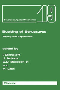 表紙画像: Buckling of Structures 9780444704740