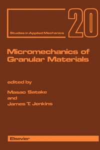 表紙画像: Micromechanics of Granular Materials 9780444705235