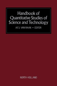 Cover image: Handbook of Quantitative Studies of Science and Technology 9780444705372