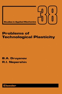 صورة الغلاف: Problems of Technological Plasticity 9780444816467