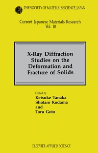 Imagen de portada: X-Ray Diffraction Studies on the Deformation and Fracture of Solids 9780444816900