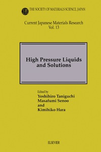 Imagen de portada: High Pressure Liquids and Solutions 9780444819468