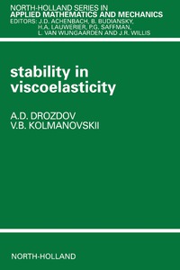表紙画像: Stability in Viscoelasticity 9780444819512