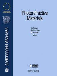 Cover image: Photorefractive Materials 9780444821676