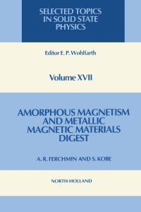 Cover image: Amorphous Magnetism and Metallic Magnetic Materials - Digest 9780444865328