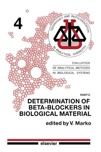 Cover image: Determination of Beta-Blockers in Biological Material 9780444873057