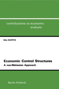 صورة الغلاف: Economic Control Structures 9780444874115