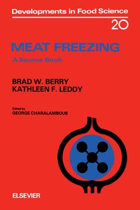 Cover image: Meat Freezing 9780444874634