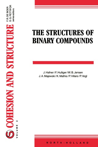 Cover image: The Structures of Binary Compounds 9780444874788