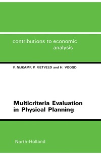 Cover image: Multicriteria Evaluation in Physical Planning 9780444881243