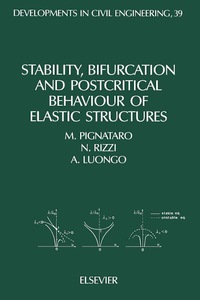 Cover image: Stability, Bifurcation and Postcritical Behaviour of Elastic Structures 9780444881403