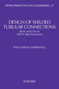 Titelbild: Design of Welded Tubular Connections 9780444882011