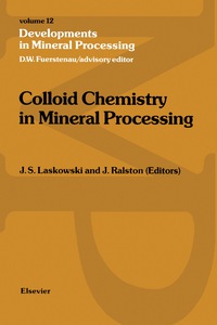 Cover image: Colloid Chemistry in Mineral Processing 9780444882844