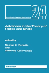 Cover image: Advances in the Theory of Plates and Shells 9780444883667