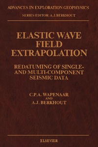 Cover image: Elastic Wave Field Extrapolation 9780444884725