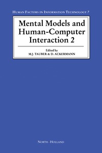 Omslagafbeelding: Mental Models and Human-Computer Interaction 9780444886026