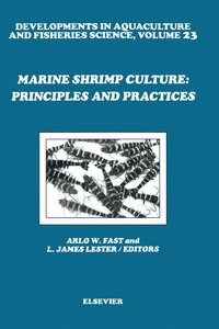 Cover image: Marine Shrimp Culture 9780444886064