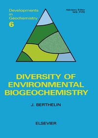 Titelbild: Diversity of Environmental Biogeochemistry 9780444889003