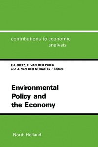 Cover image: Environmental Policy and the Economy 9780444889751