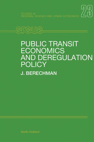 Immagine di copertina: Public Transit Economics and Deregulation Policy 9780444892751