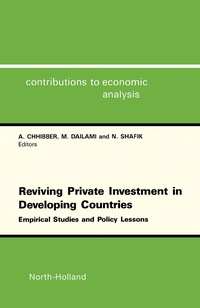 表紙画像: Reviving Private Investment in Developing Countries 9780444893956