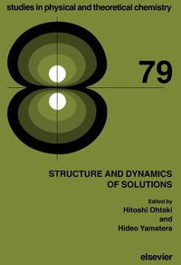 表紙画像: Structure and Dynamics of Solutions 9780444896513