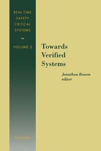 Cover image: Towards Verified Systems 9780444899019