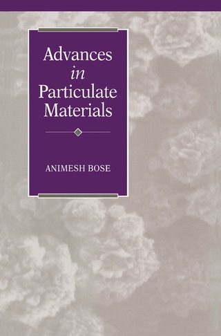 Cover image: Advances in Particulate Materials 9780750691567