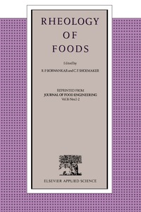 Cover image: Rheology of Foods 9781851668779