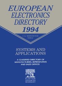 表紙画像: European Electronics Directory 1994 9781856172295