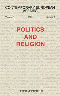 Titelbild: Politics and Religion 9780080407944