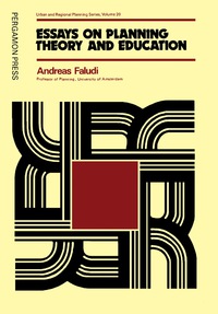 Cover image: Essays on Planning Theory and Education 9780080212234