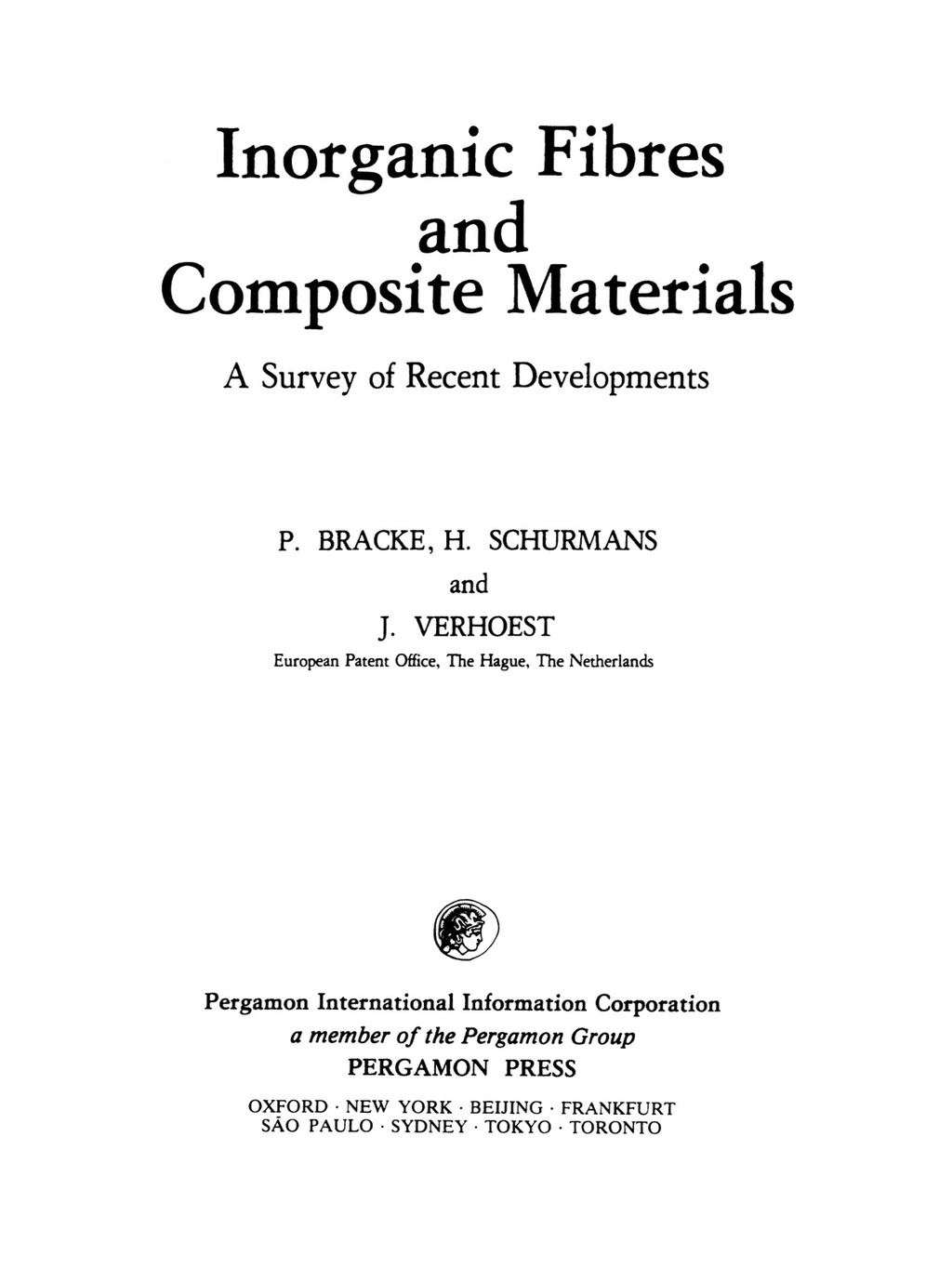 Inorganic Fibres & Composite Materials A Survey of Recent Developments