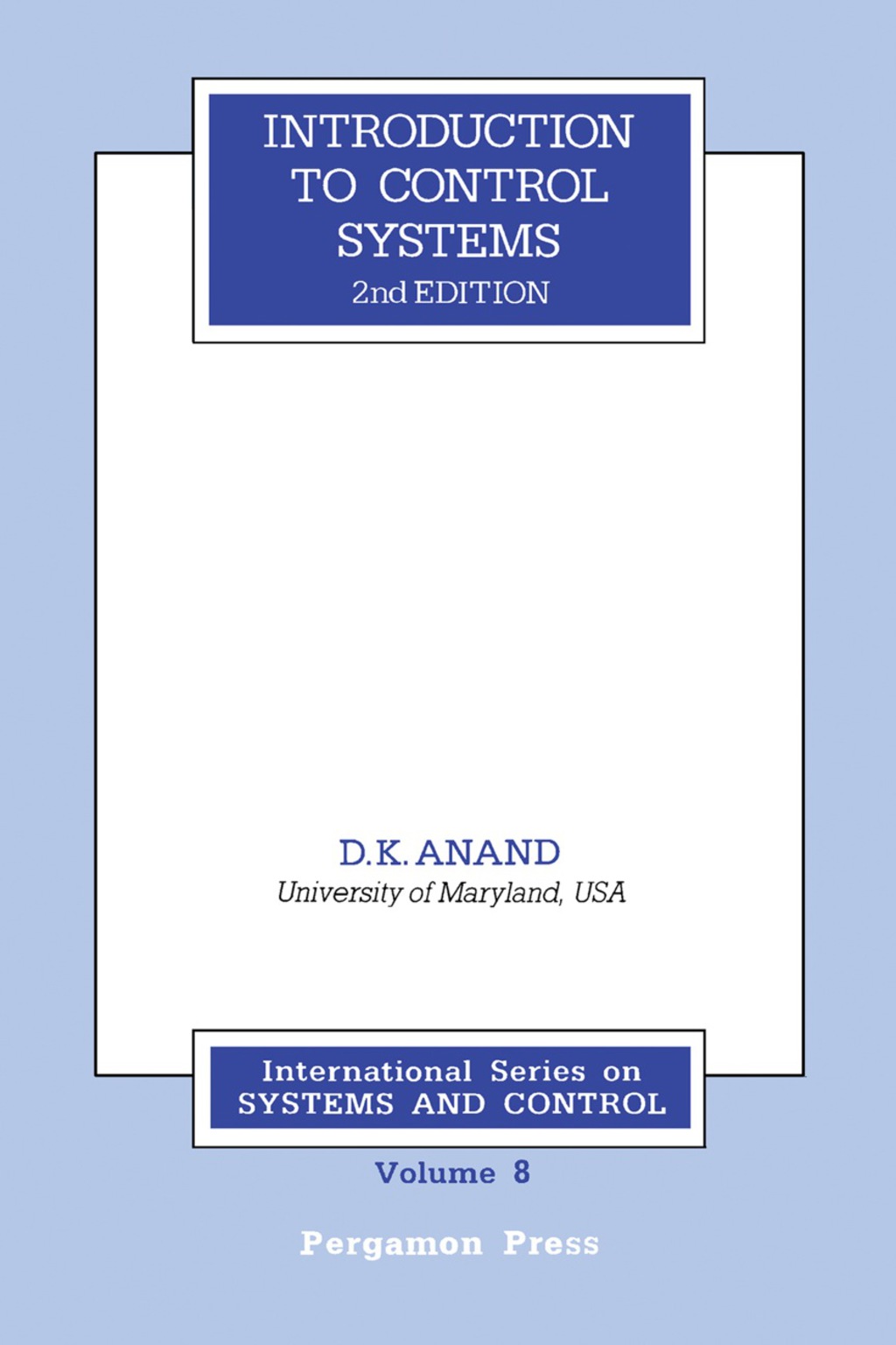 ISBN 9780080300023 - Introduction to Control Systems | upcitemdb.com