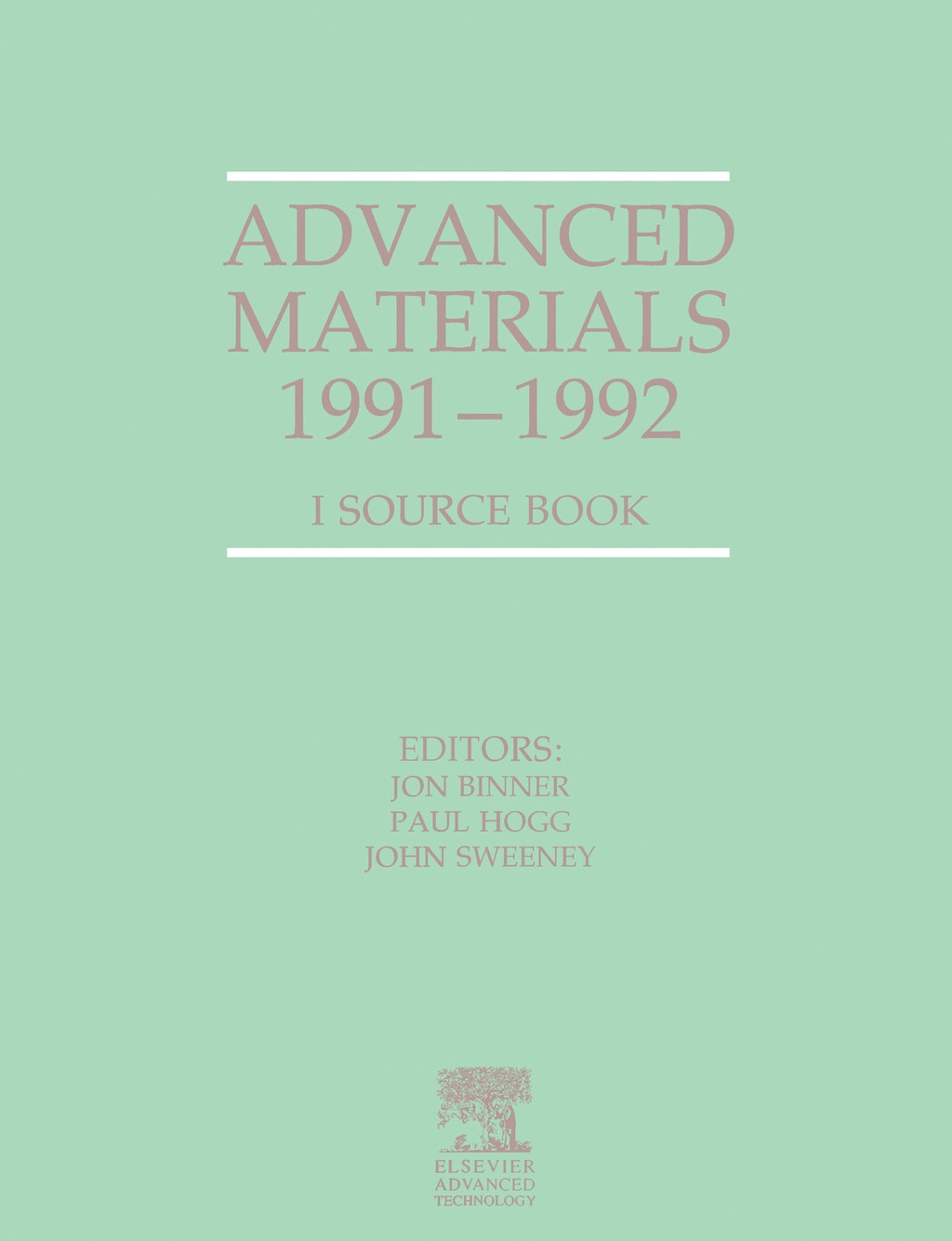 Advanced Materials 1991-1992 I. Source Book