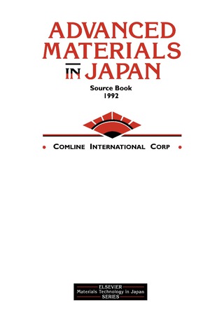 Imagen de portada: Advanced Materials in Japan 9781856171588