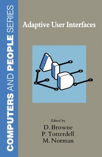 Cover image: Adaptive User Interfaces 9780121377557