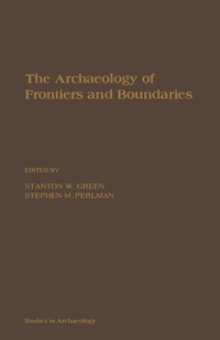 Cover image: Archaeology of Frontiers & Boundaries 9780122987809