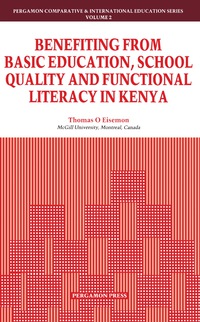 صورة الغلاف: Benefiting from Basic Education, School Quality and Functional Literacy in Kenya 9780080349954