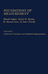 Cover image: Foundations of Measurement 9780124254022