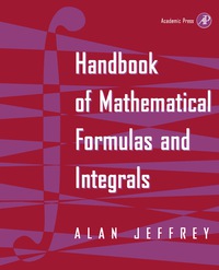 صورة الغلاف: Handbook of Mathematical Formulas and Integrals 9780123825803
